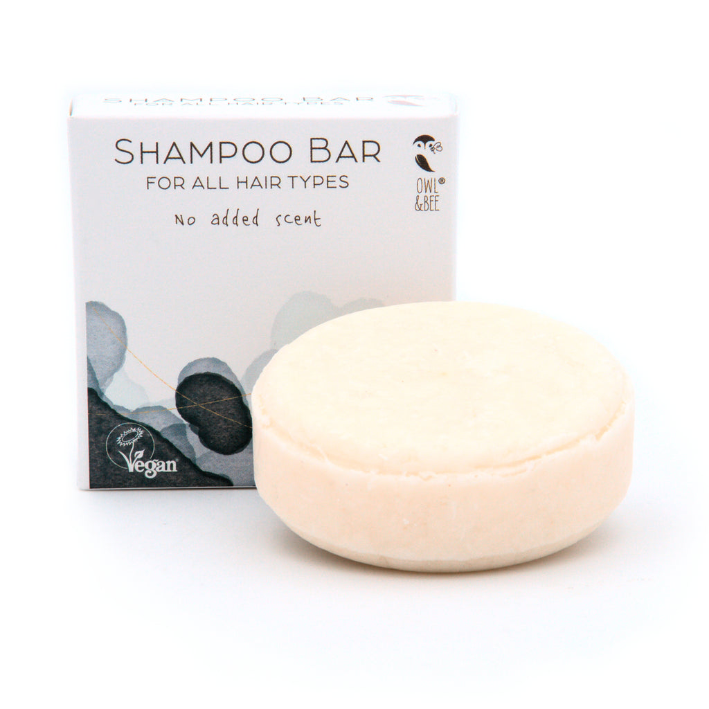 Solid shampoo bar - For all hair types - No added scent - Vegan