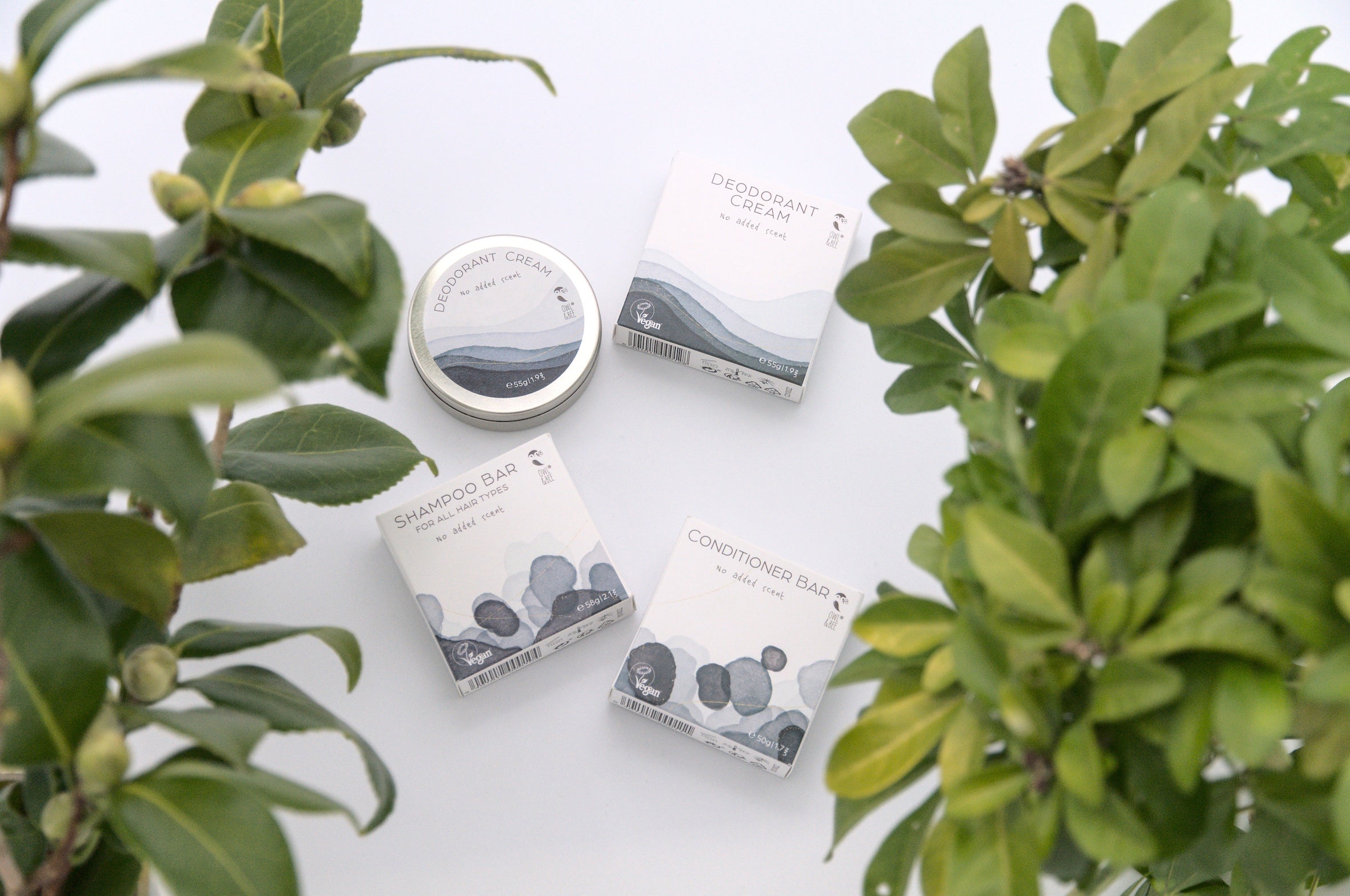 Solid shampoo bar - For all hair types - No added scent - Vegan